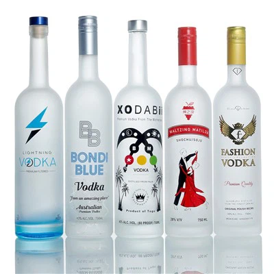 700ml 750ml 70cl 75cl カスタムスピリッツガラスボトル ウォッカボトル