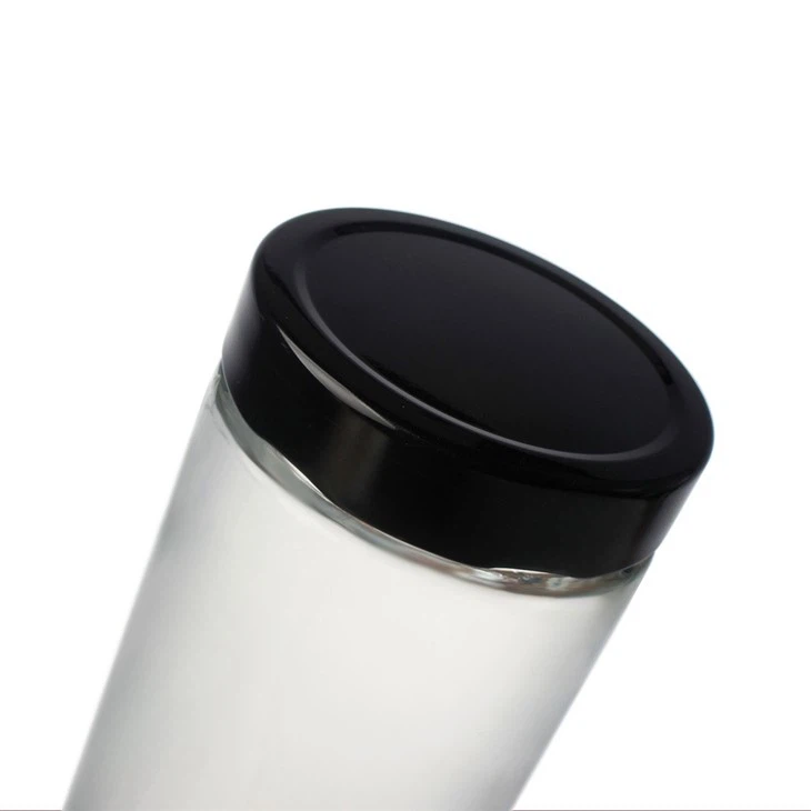 Glass Jar With Black Aluminum Cap suppliers