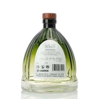 750mlの職人のテクスチャーされた湾曲したスピリットボトル