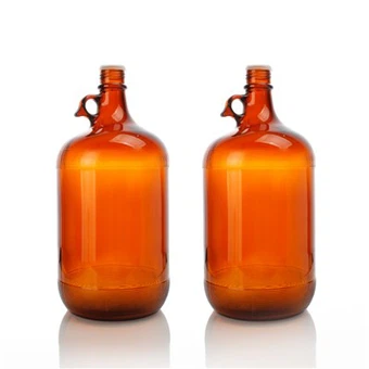 3Lカスタマイズ可能なラベルクリアビールガラスボトル